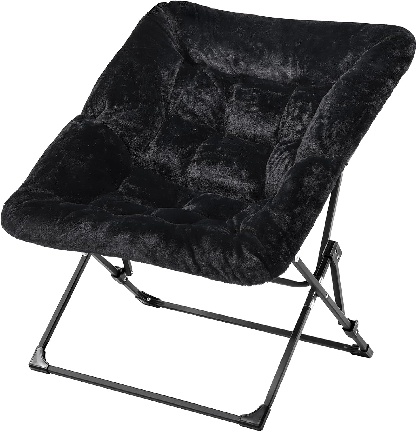 Saucer chair for adults with padded round seat