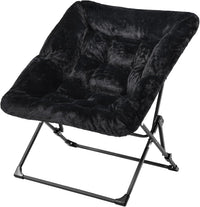 Saucer chair for adults with padded round seat